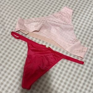 Victoria's Secret Light Pink Lace Thong